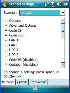 Imager 5.28.3 Imager Enable Codablock F Set this parameter to on to enable Codablock type F. Field Size/Char Refer to Field Size on page 137 for details.