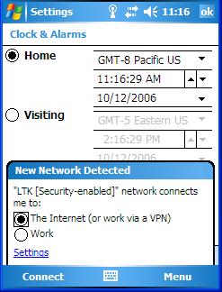 Beam Automatic Network Detection If a wireless network is available when you switch on your unit, a notification bubble may appear letting you know which networks have been found.
