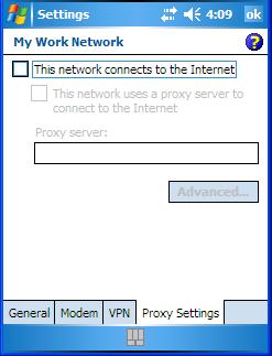 Proxy Server Setup Under My Work Network, tap on Set up my proxy server.