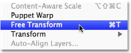 If we look at my Layers panel, we see that the document is made up of two layers - a normal Type layer on top containing the word letters (with a drop shadow layer style applied to add some interest)