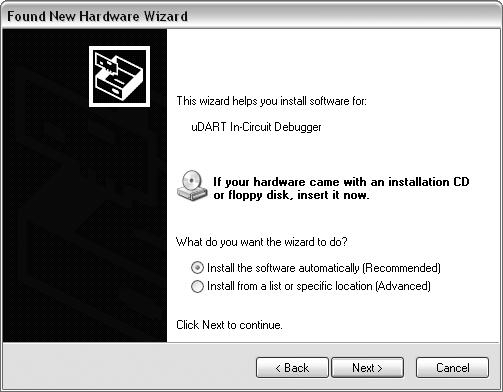 Hardware Setup Click the Next > button. 8. Depending on your Windows settings, the following warning may appear.