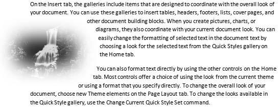 Word 2007: Inserting & Formatting Pictures W 380 / 9 No More Square Edges!