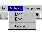 A Communication Configuration dialog appears, so that you can set the correct baud-rate and communication-port parameter values. Please see the Communication Configuration section, below.