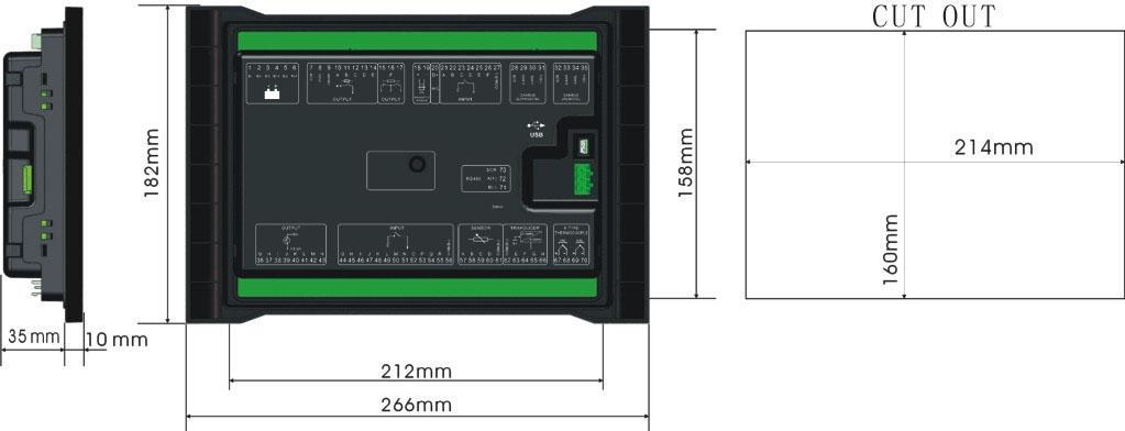 12.14 EXPANSION MODULES Various expansion modules can be connected to the controller via EXPANSION port. RPU560A Security module: The module connects to the main controller via CANBUS port.