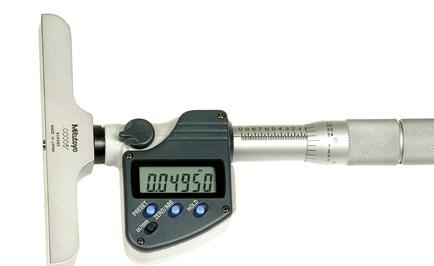 388 STAR TOOL SUPPLY / GRAND TOOL SUPPLY ELECTRONIC DIGITAL MICROMETER DEPTH GAGES (WITH OUTPUT) STARRETT SERIES 749: The Starrett No.