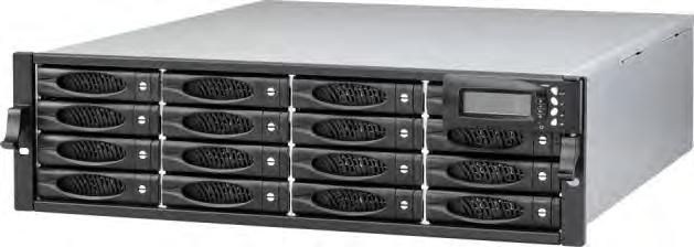 Chapter 1 Product Introduction The 16 bays RAID Subsystem The RAID subsystem features 12Gb SAS host performance to increase system efficiency and performance.