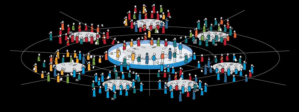 The ICANN Community in Action The Bottom-Up Multistakeholder Model The collective efforts of the ICANN community culminate in a common shared goal: A single, interoperable Internet supported by