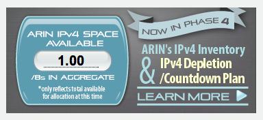 6 ARIN IPv4 Depletion ARIN