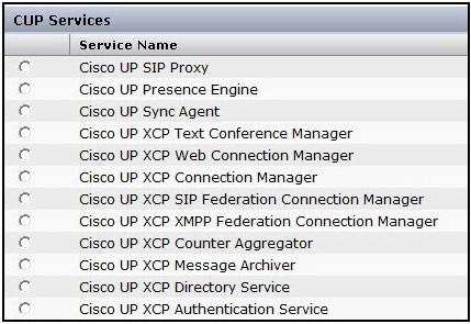 In order for the Instant Messaging feature in Cisco Unified Presence to function, which service is specific to the feature and required to be activated? A. Cisco UP Sync Agent B.
