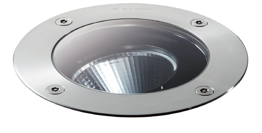 KEPLERO MINI HE Efficiency & Interchangeability Professional Inground LED Fixture Concept: Compact high performance inground single source COB LED fixture with 3 different fixed optic beam options