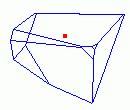 Voronoi diagram in 3D a cell (convex
