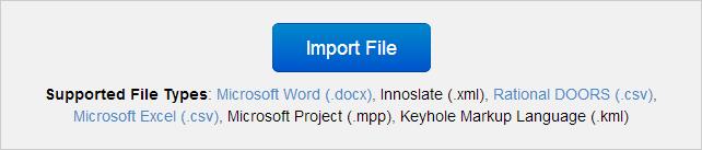Tools Diagrams DoDAF Dashboard Export Project The Export Project link in the MENU dropdown of the top navigation bar automatically downloads an export (.xml) file of your current Innoslate project.