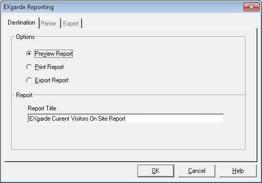 3.14.1 Reporting Options and Formats Reports can be viewed, printed or exported.