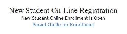 New Student Online Enrollment (NSOE) allows you the convenience of initiating the enrollment process of your student from any computer,