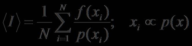 estimate of I: p(x) x 1 0 x 5