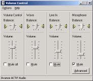 Chapter 4 Volume Control About the Volume Control, please click the right of your mouse on the Volume icon located at the lower right corner of the screen.