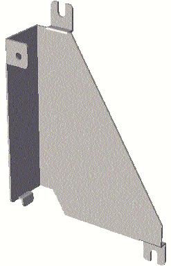 2.3 Mounting on a Panel Surface An optional mounting bracket, as shown below is also available for mounting