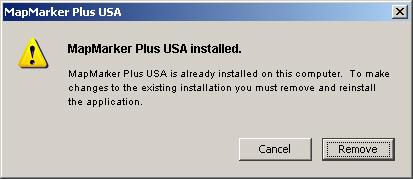Chapter 1: Installation Procedures 1. Place the MapMarker DVD into your DVD-ROM drive. If the installation does not automatically start, from the Windows 2000/2003/XP START button, choose RUN.