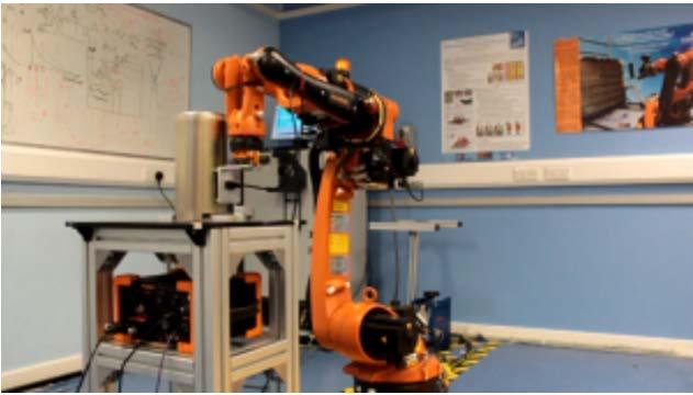 Example of applications Automated inspection - The robot select and connect the right probe to: Measure conductivity changes in casted wings or Detect flaws in aluminum