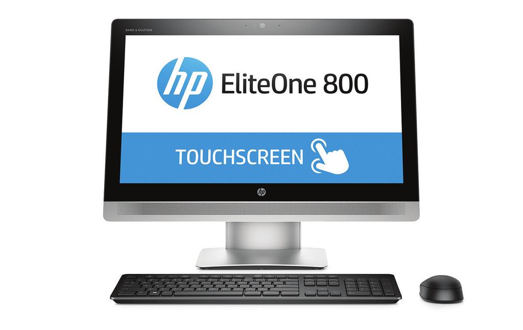 Datasheet HP EliteOne 800 G2 23-inch Touch All-in-One PC Elegant, sleek, user-friendly, and designed to perform, the HP EliteOne 800 is ready to deploy in demanding environments, with manageability