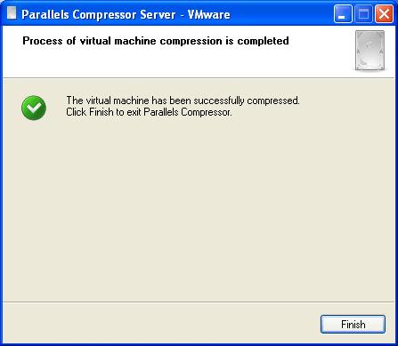 2BHow to Run Parallels Compressor 37 6 When Compressor successfully finishes