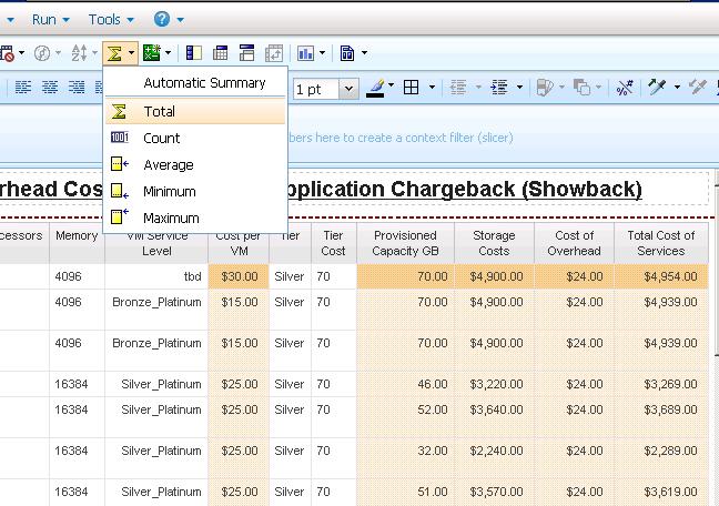 4. Now save it to the Customer Report folder using the same name. Formatting and Grouping the report by Application and Tenant We are not done yet.