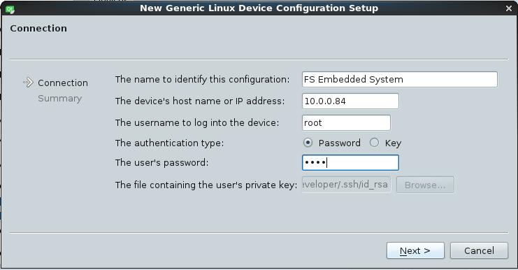 Figure 5: Add device configuration Now set a name for the
