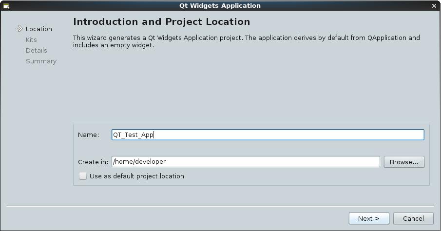 Create an Application Figure 15: Introduction and