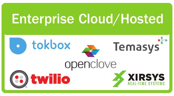 Enterprise Cloud/Hosted For Enterprises seeking to own a complete framework for WebRTC development and deployment that is designed to provided from the cloud, there are complete frameworks.