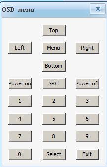 In the display unit that supports OSD menu (such as the 03 series LCD), the OSD menu option will appear in the right-key menu.