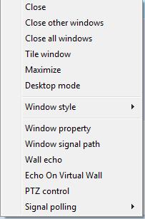 terminal is installed with VLINK Server program, you can open the VLINK window in any position on the display wall by adding a VLINK signal source to the signal source field. 5.2.