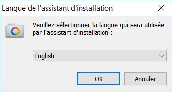 Once the language has been selected, choose the folder in which SOPRANE II will be installed.