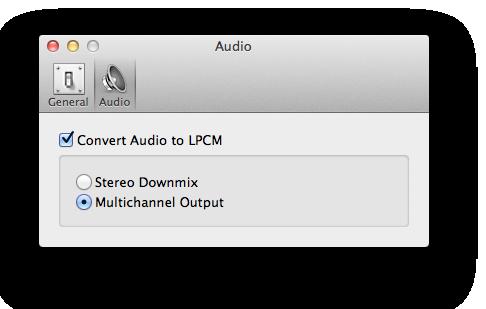 12 ClipWrap 2 selection, though the feature may still be disabled altogether. Audio Preferences Convert Audio to LPCM ClipWrap provides two options for dealing with the audio in your media.