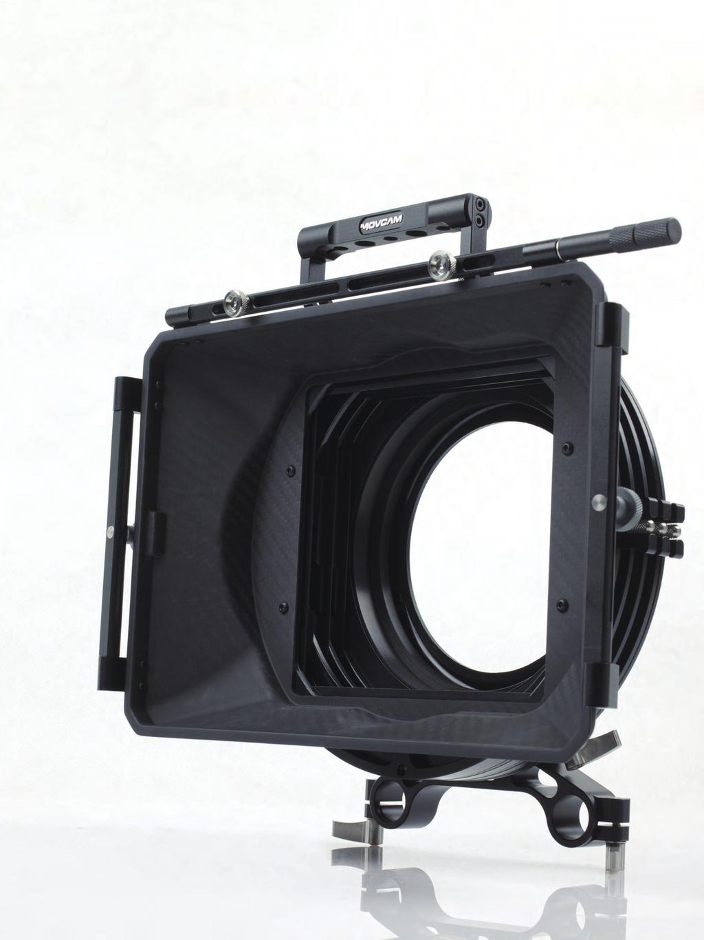 MatteBox MatteBox MM-5 MatteBox #301-0501 Connecting diameter 144mm Filter stage 3 (2 of them rotatable) extra optional filter stage available Standard filter frame 5.65x5.
