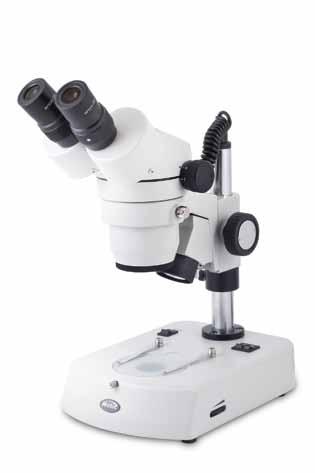 SMZ140/143 Stereozoom Microscope Series Make use of the convenience and versatility of seeing a large part of your sample image at 10X magnification, then zooming continuously to close-up details at