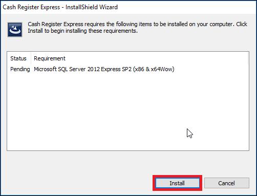 3. Before installing CRE/RPE the installer will scan for Microsoft
