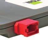 Color Coded Boots on MTP Red - 24 Fiber Red - 24 Fiber Aqua - 12 Fiber Black - 12 Fiber MTP (cassette back view) 2x12-fiber MTP (cassette back view) Gray - 8 Fiber Gray - 8 Fiber MTP