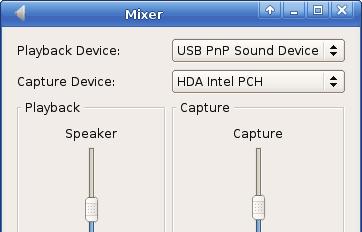 Connect the desired USB audio device to your thin client. 2. On Quick Connection screen or local desktop, click icon in the bottom-right corner to open the Mixer window. 3.