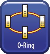 Switch Supports O-Ring (recovery time < 30ms over 250 units of connection) and MSTP(RSTP/STP compatible) for Ethernet Redundancy Open-Ring support the other vendor's ring