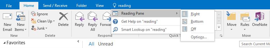 Outlook Ribbon Tell Me The Tell Me query box helps users find answers fast