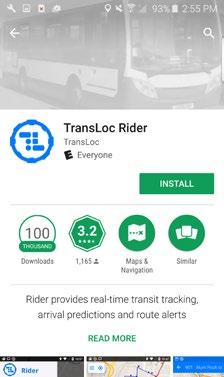 THE RIDER APP By tapping the hamburger menu at the top left of the app you can