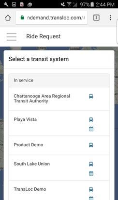 3. USING THE BUILT-IN TRIP PLANNER To book a multi-modal journey in one trip using the Smart Trip Planner, your location settings must be turned on.