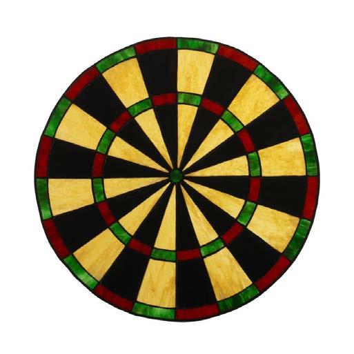 13 Challenge Question: Given a dart board as