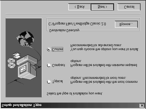 A screen as in Figure 11 is displayed. Figure 11: Installing TextBridge Classic 2.0 5.