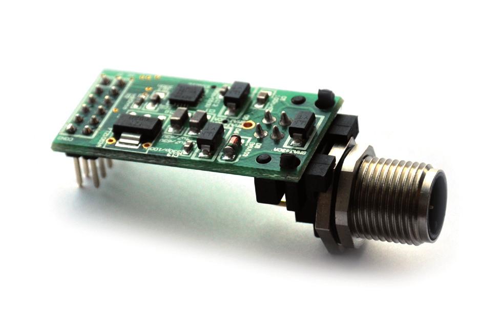 connection cable) - Your application board with microcontroller - IO-Link master device (optional) Overview The IO-Link evaluation KIT PCB 2 gives an example of a small