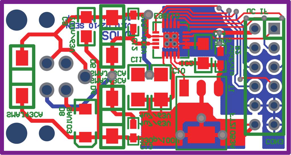 6 Layout The following layout shows a proposal of the protection circuit.