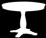 103cm Round Dining Table