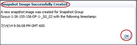 Figure 158 Create Snapshot Group 4. In the Base Volume drop-down list, select the base volume for the snapshot group. 5.