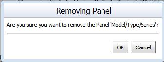 In the left pane of the Array Manager, select the panel to remove. 2. In the Commands pane in the bottom-left corner of the Array Manager, click Remove.