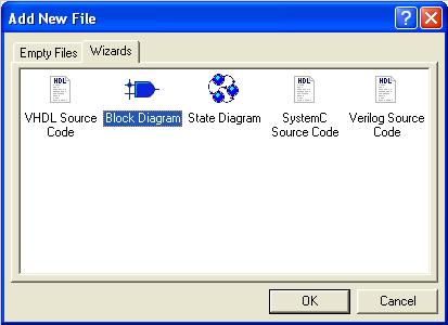 Figure 9 3. In the New Source File Wizard, make sure that the box is checked next to the Add the generated file to the design option. Click the Next button.